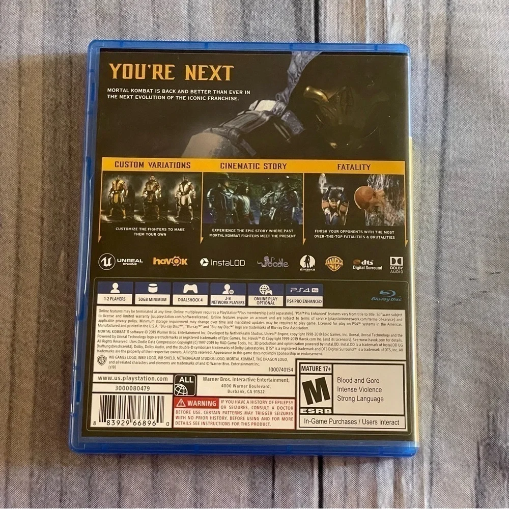 ✅HOST Pick✅ Mortal Kombat 11 for PlayStation 4, Video Game
